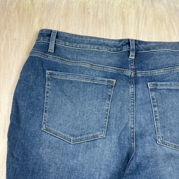 Lane Bryant Flex Magic Waistband Signature Fit Mid Rise Boyfriend Jeans Plus 22 - Picture 15 of 15